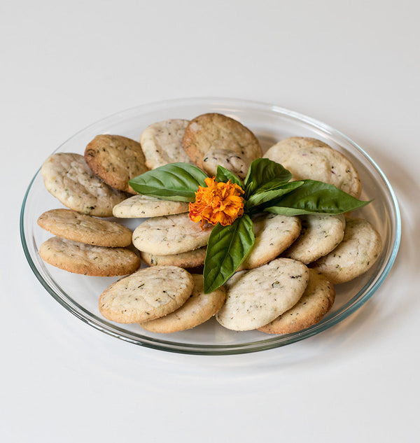 Lemon Lime and Basil Sugar Cookies