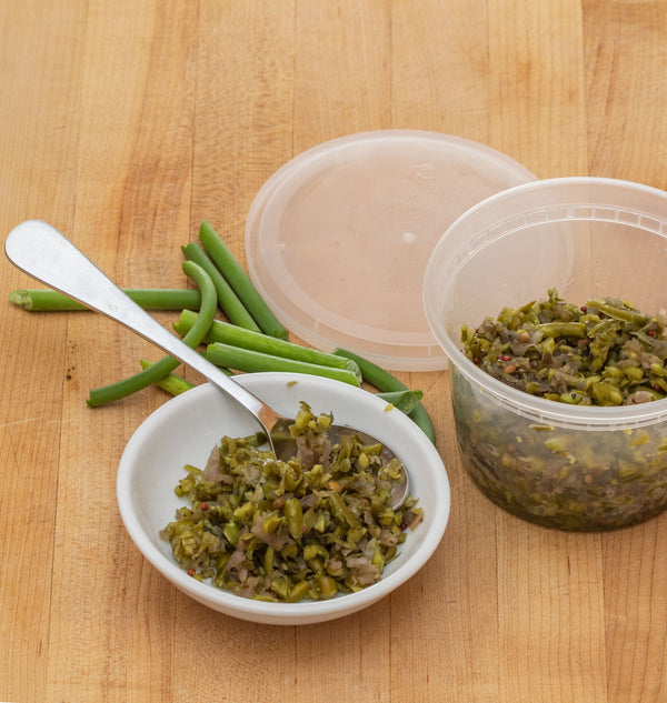 Fermented Garlic Scape Relish