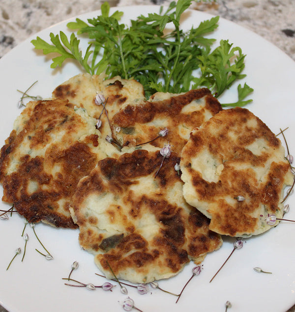 Kohlrabi and Potato Cakes