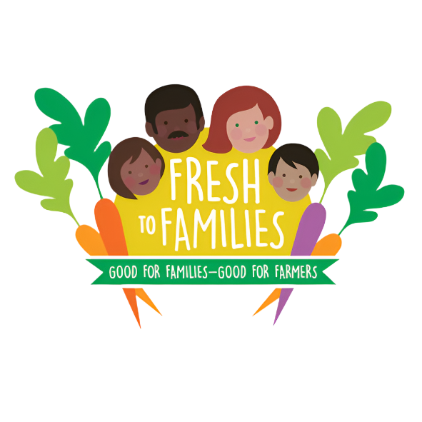 fresh to families logo on a yellow background west coast seedlings sale 